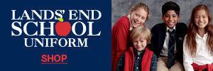 lands end school uniform shop logo